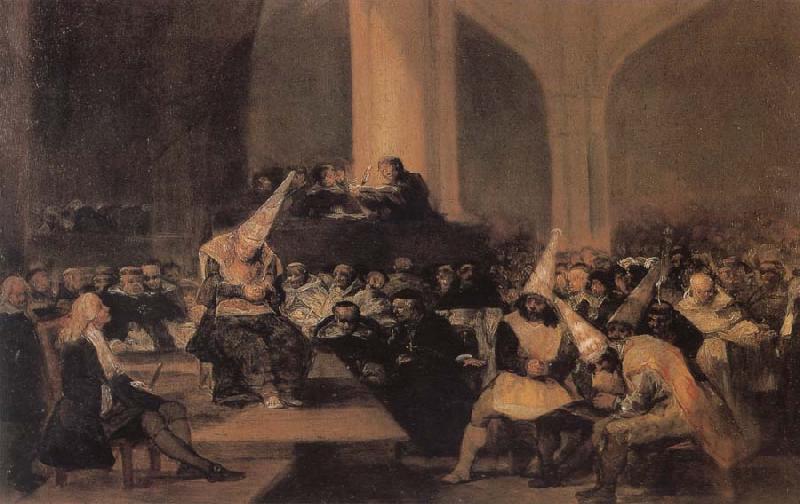 Francisco Goya Inquisition oil painting image